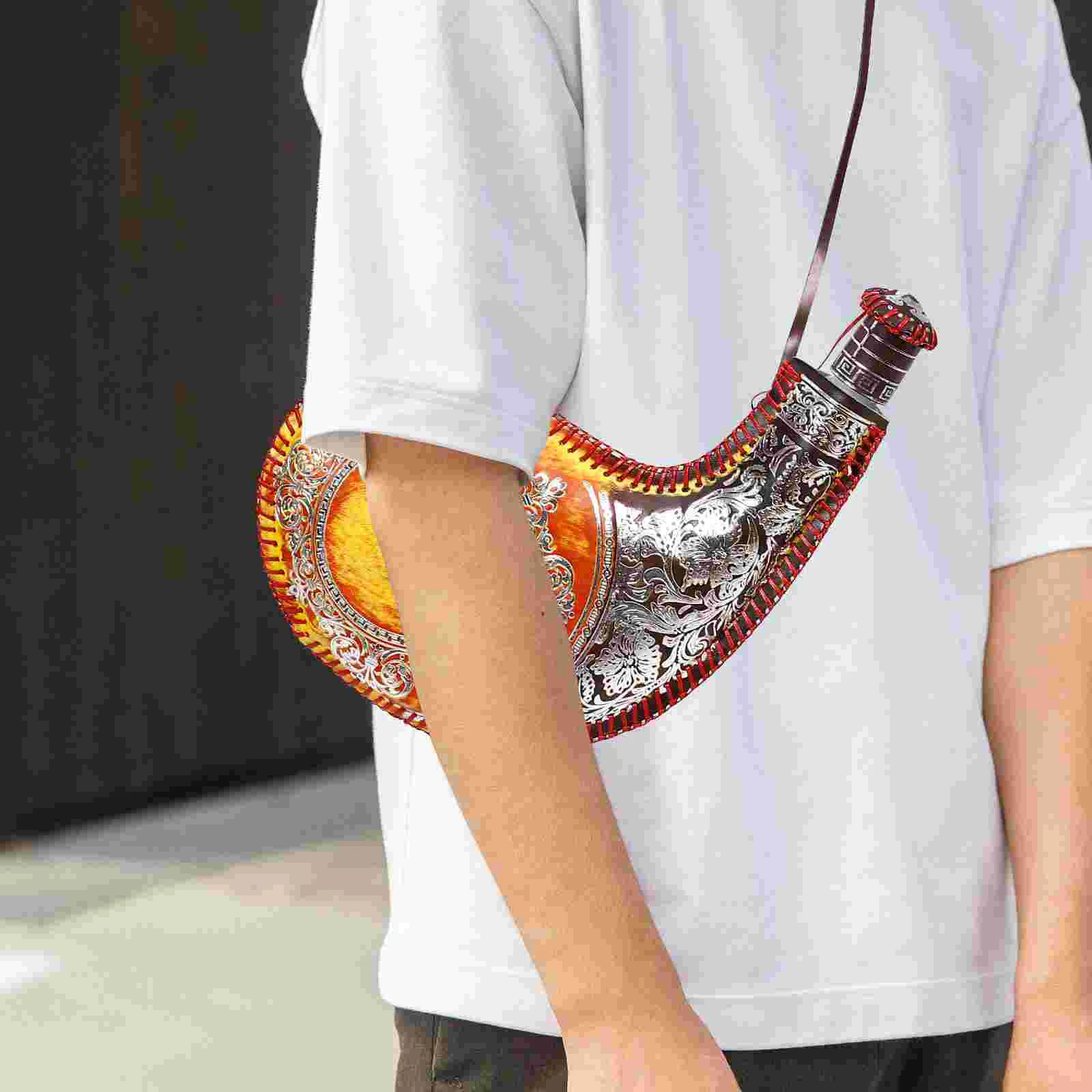 Древняя сумка для воды складные бутылки хранения жидкости колба Bota танцев