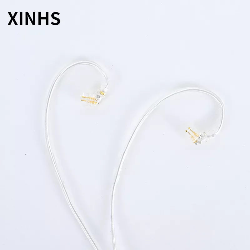 

2023 2 Core Silver Plated Wire Earphone Upgraded Cable 2.5/3.5/4.4MM With MMCX/2pin/QDC TFZ For SE846 SE535 TRN V80 V20 ED12 aud