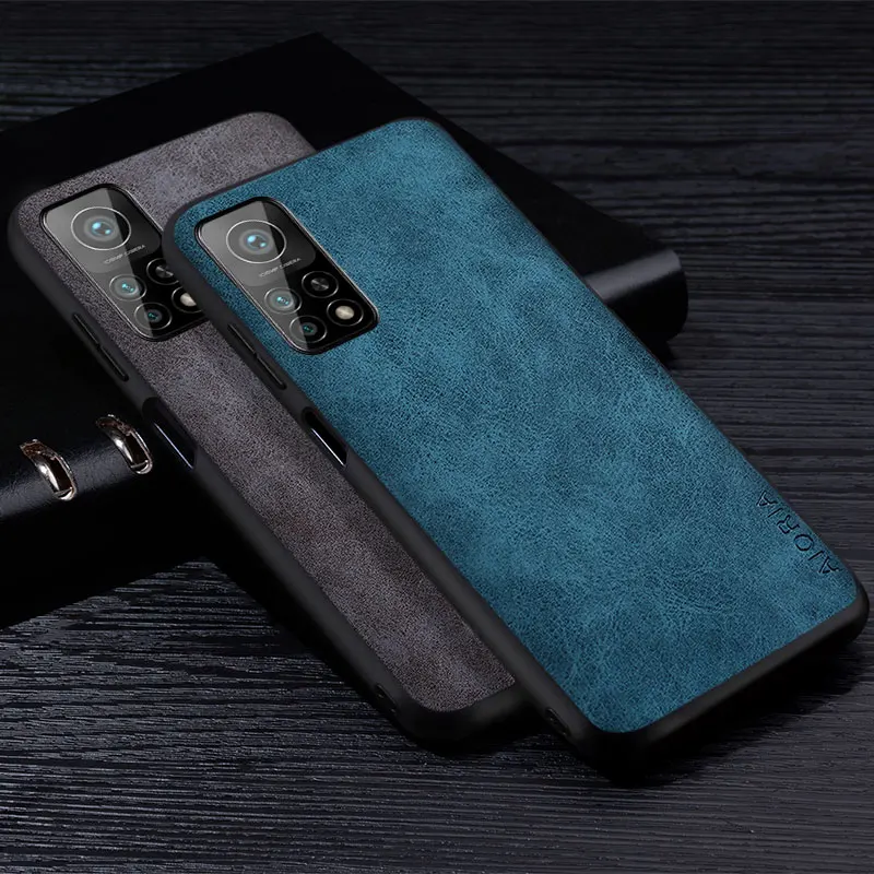 

Premium PU Leathe Phone Case for Xiaomi Mi 10T Pro 5G Scratch-Resistant Solid Color Cover for Xiaomi Mi 10T Lite 5G Case