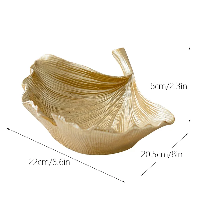 

Декоративная фигурка из полимера "Золотые листья гинкго"