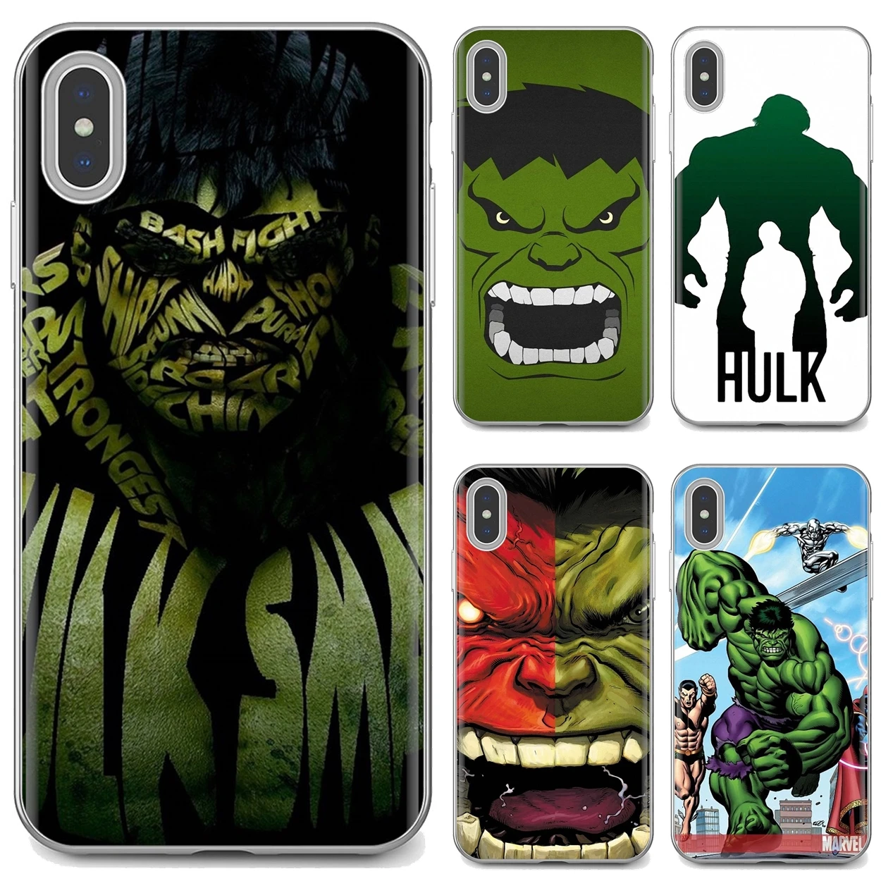 

Comics marvel Superhero Hulk Silicone Phone Case For iPhone 10 11 12 13 Mini Pro 4S 5S SE 5C 6 6S 7 8 X XR XS Plus Max 2020