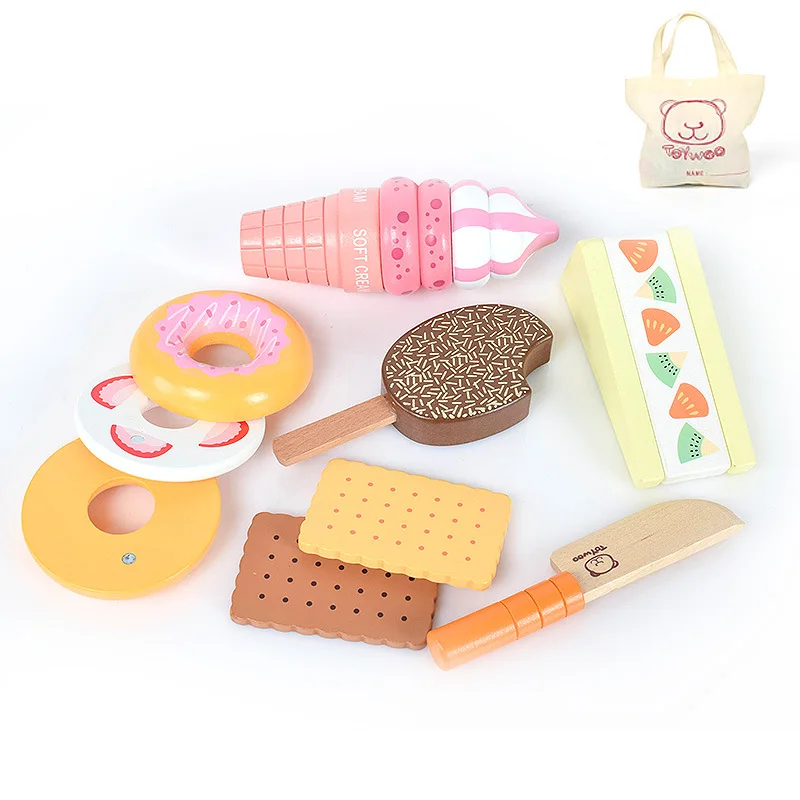 

Children Wooden Pretend Play Toy Set Kitchen Food Fruit Vegetable Cooking Kit Children Kid Educational Toy Imitation Game