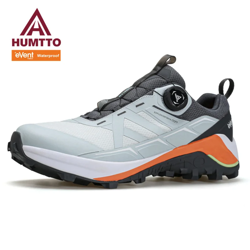 HUMTTO Waterproof Men's Sports Shoes for Men Fashion Breathable Casual Sneakers Luxury Designer Brand Black Running Trainers Man