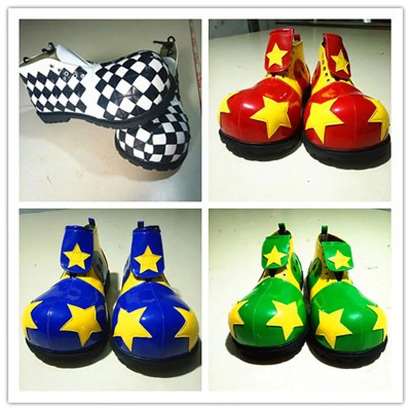 

Star clown boots adults funny clown shoes party supplies halloween cosplay prop