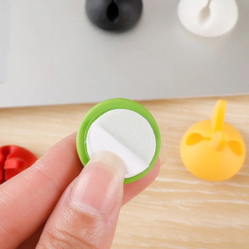 10pcs data cable holder cute bunny ear cable fixer car dashboard office phone charger cable manager headphone cable organizer free global shipping