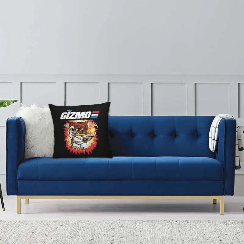 Наволочка Gremlins домашняя декоративная подушка с изображением монстра Mogwai в стиле