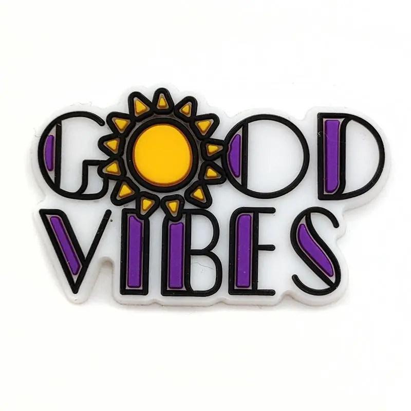 10PCS /Set Shoe Charms Lovely Purple Series Cartoon PVC Shoe Decoration For Croc Jibz Kids Gift Wholesale Set