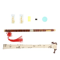 1 set durable introductory flute chinese style bamboo flute for beginners studentsg tone