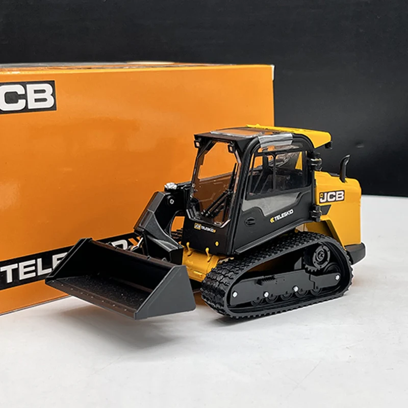 

ROS 1:32 Scale Diecast Alloy JCB Engineering Sliding Forklift Toys Cars Model Classics Adult Collection Souvenir Static Display