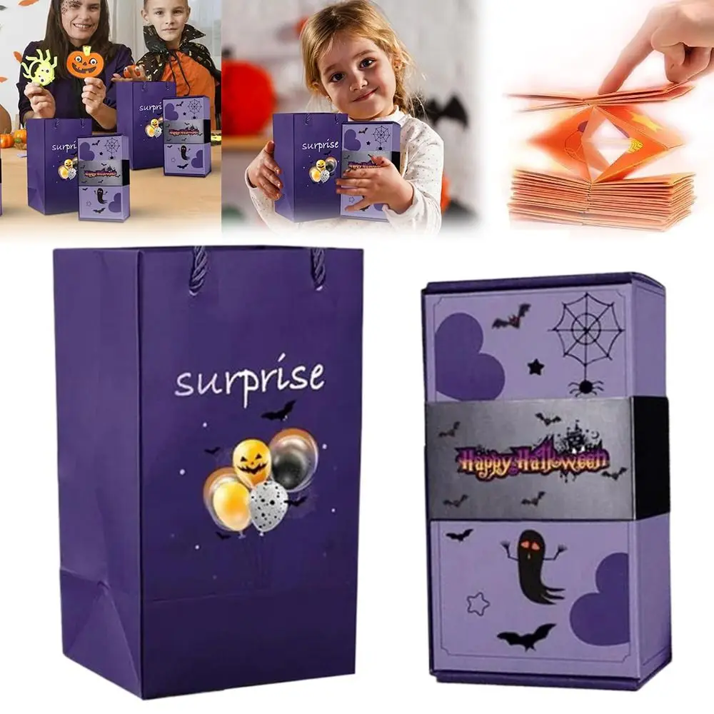Creating Pop-up Explosion Gift Box Happy Halloween The Most Surprising Gift Surprise Jumping Diy Bouncing Box