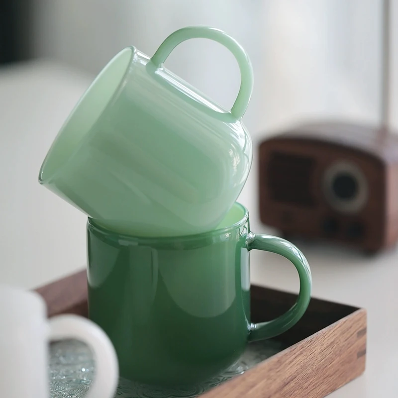 Сапфировое стекло ретро боросиликатное термостойкая чайная чашка кофейная