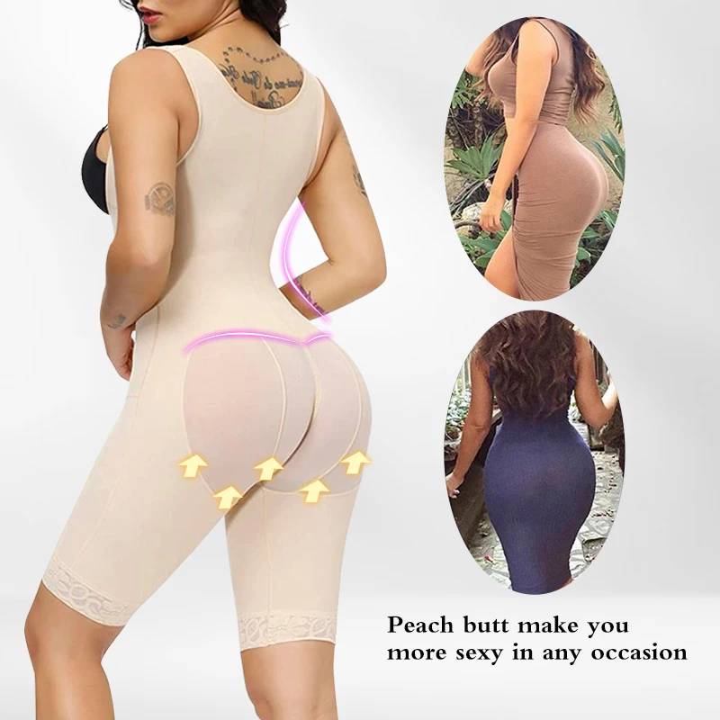 Fajas Shapewear Skims Compression Colombianas Butt Lifter Tummy Control Body Shaper Waist Trainer Corset Shape Wear Bodysuit