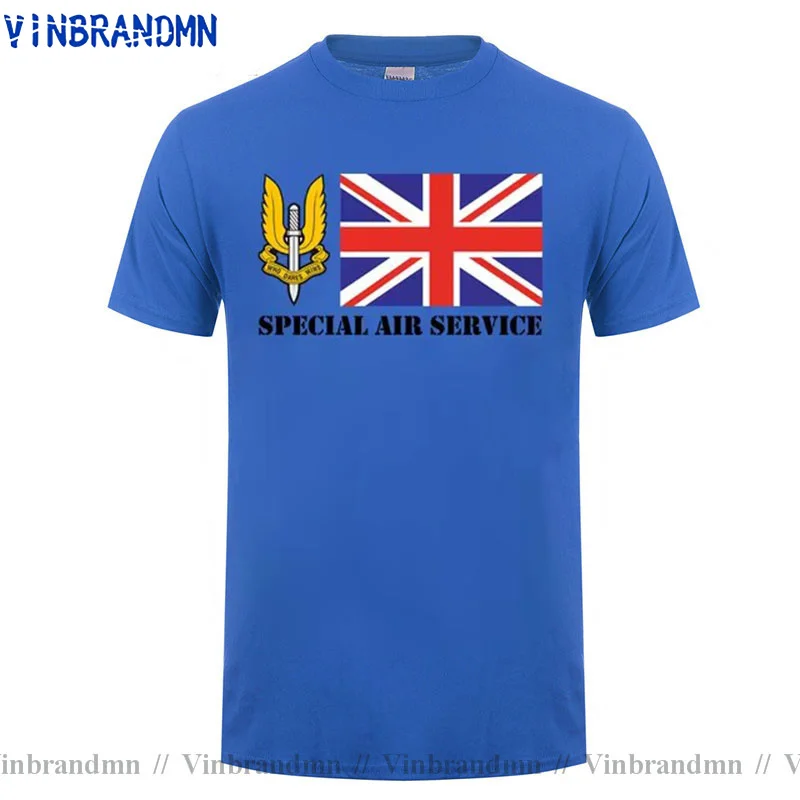 Футболка SAS мужская с символами спецназа винтажная тенниска флагом