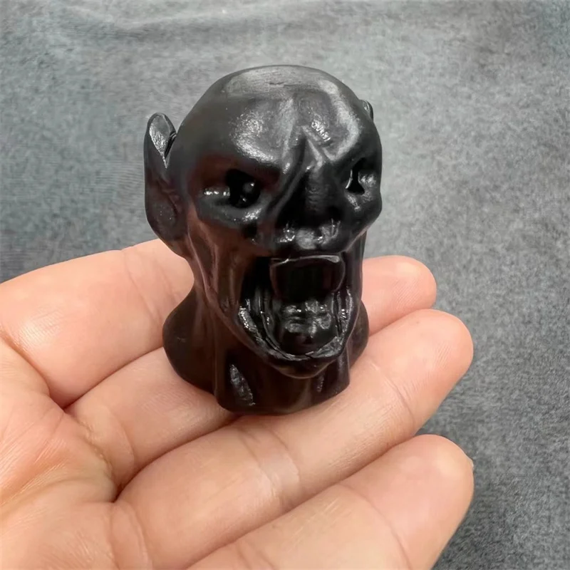 

5 см натуральная кожа, мультяшная резьба вампира, восстанавливающий камень, украшения для дома, праздничный подарок, 1 шт.