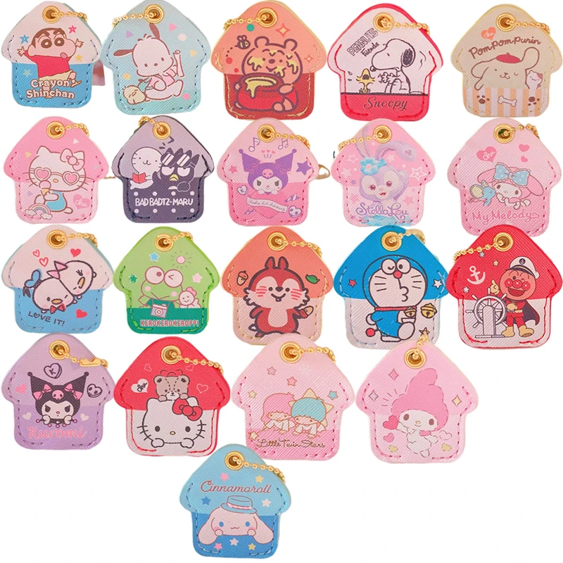 

Anime Cartoon Sanriokittys Cinnamoroll Mymelody Littletwinstars Cute Key Protect Access Card Creative Key Set Girl Gift Toy
