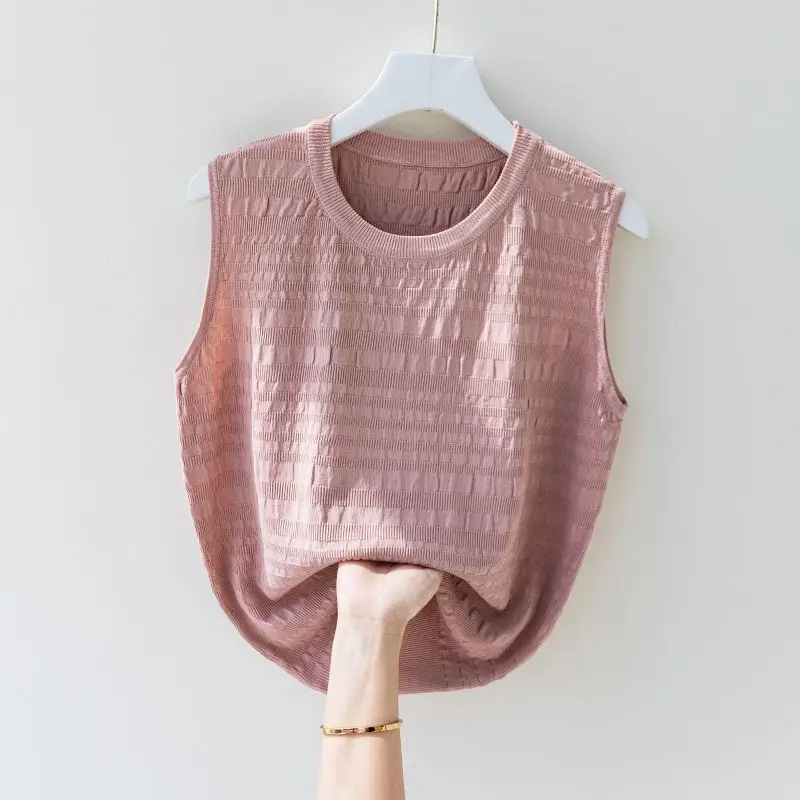 Женская одежда для офиса Женский однотонный пуловер с круглым вырезом футболка