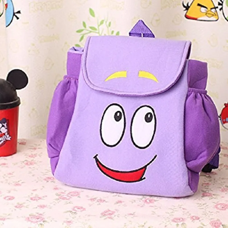 Dora Explorer Backpack Rescue Bag with Map,Pre-Kindergarten Toys Purple Christmas gifts