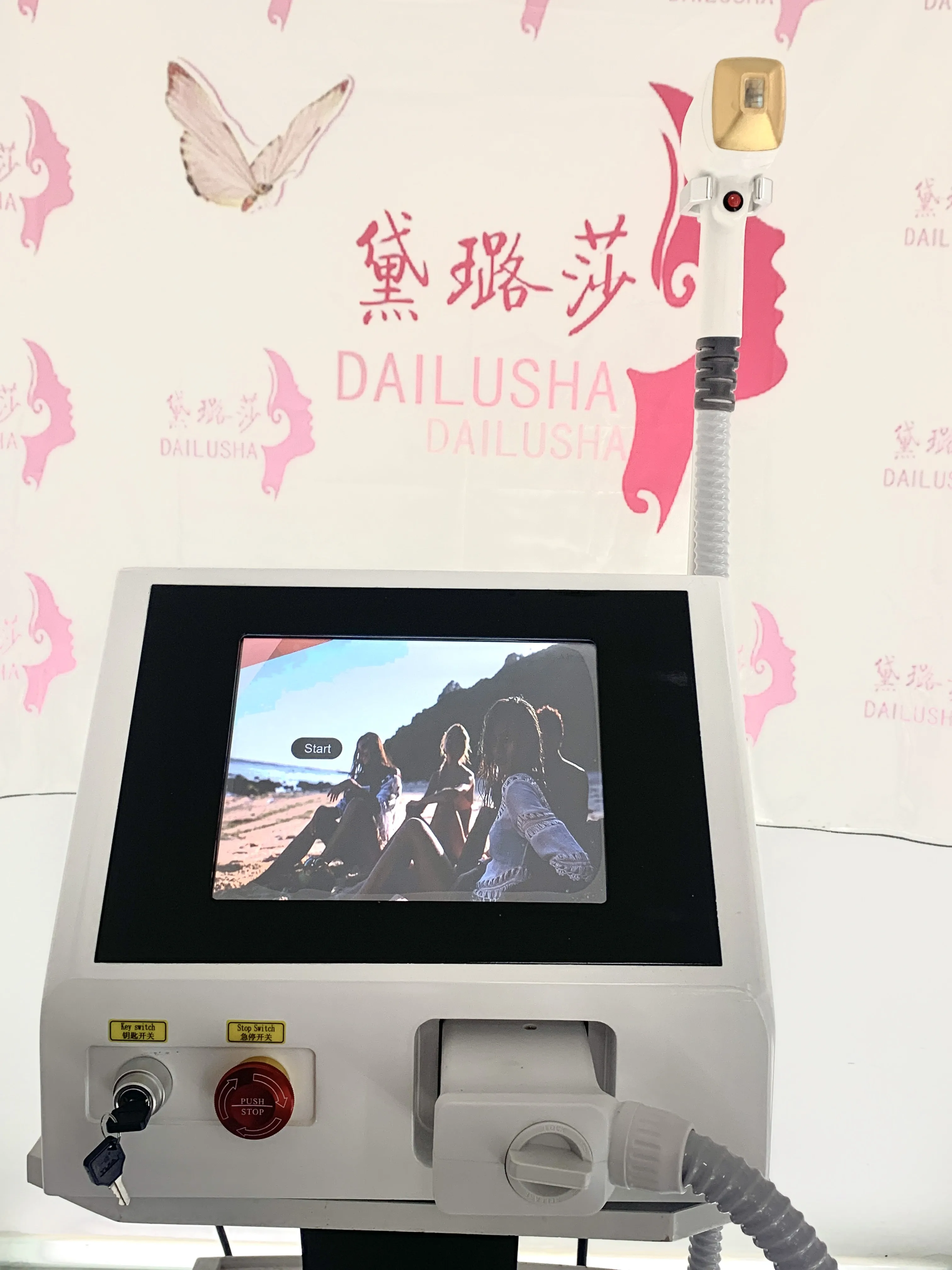 

2000w Diode Laser Hair Removal Machine 3 Wavelength 755 808 1064nm Painless Semiconductor Coolinng Head Face Body Epilator