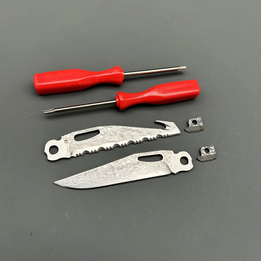 

Детали для плоскогубцев Leatherman TTI Charge and Wave из дамасской стали