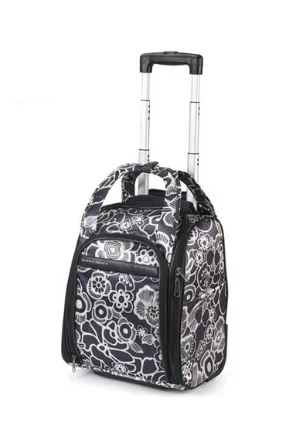 Woman carry on hand luggage bag Women Trolley backpack with Wheels Travel trolley bag luggage girl school Wheeled bakcpack Bag