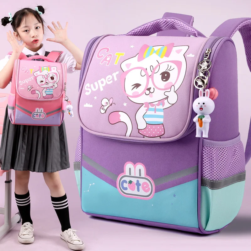 

Ultralight Cartoon Animal Space Bag Preschool Kindergarten Schoolbag Boys Girls Children Backpack School Bag Cute Print Backpack