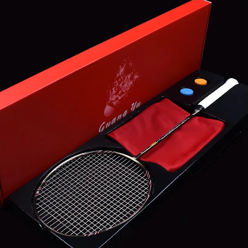 

3U Professional Full Carbon Badminton Racket 24-35lbs G4 Ultralight Offensive Racket Badminton Racquet Padel Training Sports