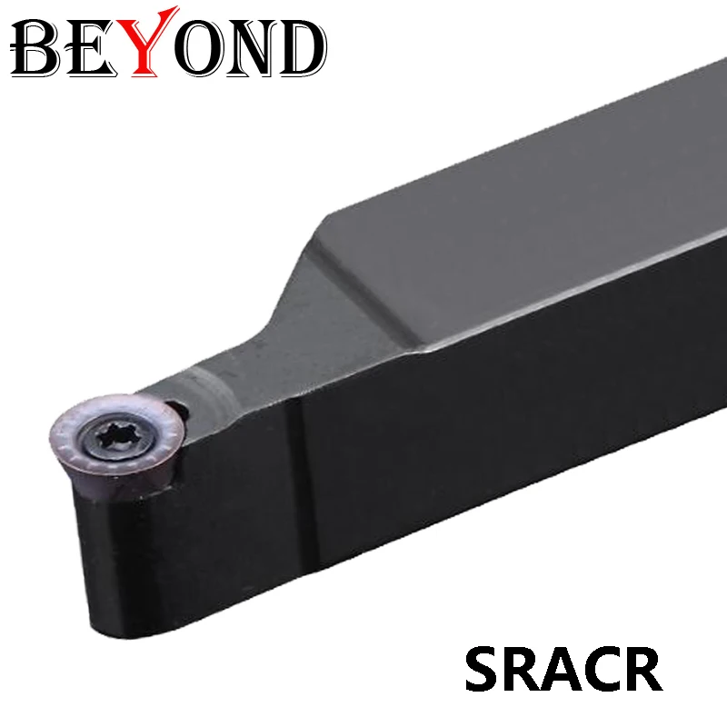 

BEYOND External Turning Tool Holder Lathe Cutter SRACR 2020 SRACR2020K16 Shank Solid Carbide Inserts Boring Bar 25mm 20mm