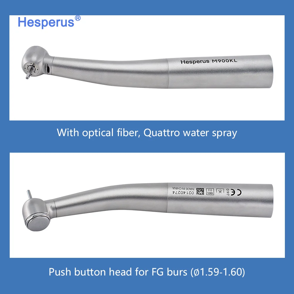 M900KL Den tal Оптическое волокно Светодиодная 3-кратная турбина Высокоскоростной