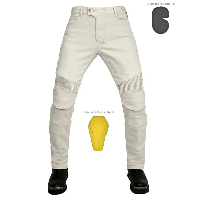 VOLERO 2022 NEW Motorcycle Jeans Fashion Men Motocross Riding Pants Can be Equipped With Protective Gear handsome