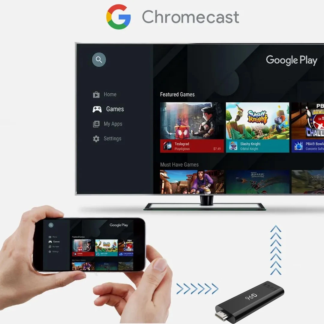 KANAVI G96 Высокопродуктивная ТВ-палка ATV Mini Q6 с Android 13.0 8K Video Allwinner H313 Четырехъядерный