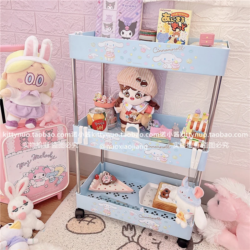 Корзина Sanrio Mymelody Cinnamorol в японском стиле, симпатичная розовая корзина с тремя звеньями на потолок для спальни, корзина для хранения красоты (art.: 3920bcd8a2211) - 3920bcd8a2211