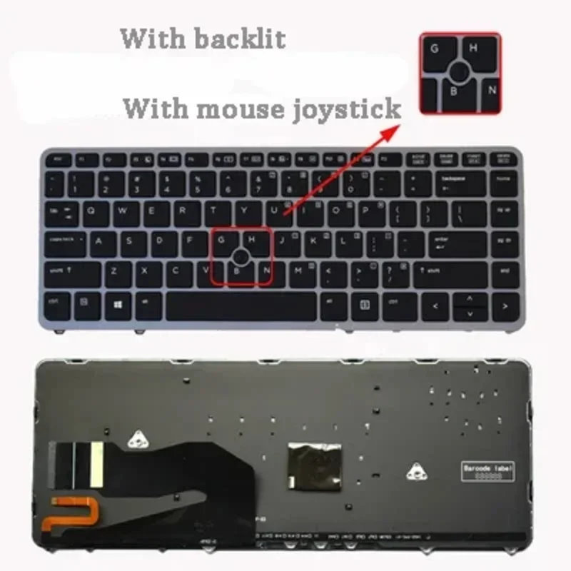 Новая клавиатура для ноутбука HP ZBook 14 15U G2 EliteBook 840 850 740 750 G1 G2 (art.: 3920cce409f50) - 3920cce409f50