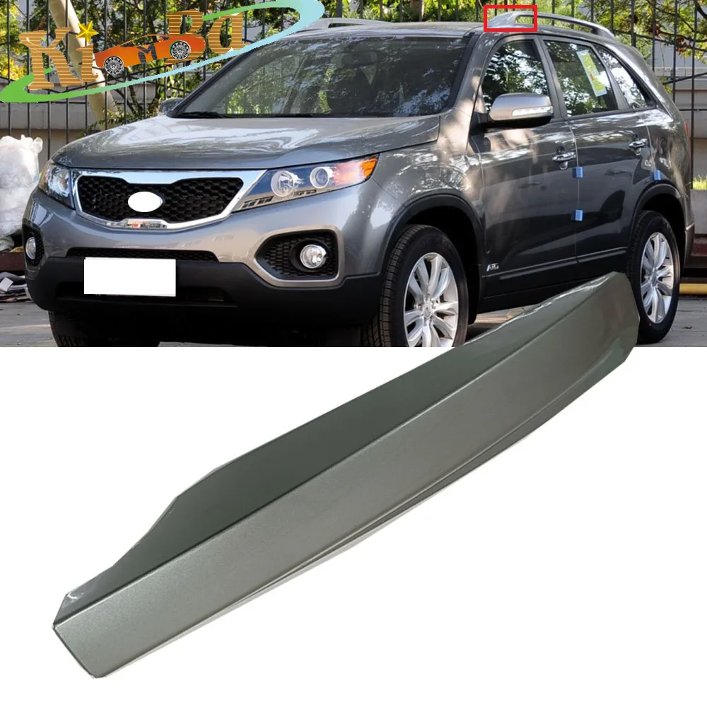Rack Guard Cover Silver For Kia Sorento 2009 2010 2011 2012 2013 2014 Luggage Rack Cover Trim Strip