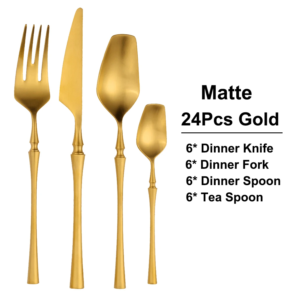 

TD HOME золотые столовые приборы из нержавеющей стали 304