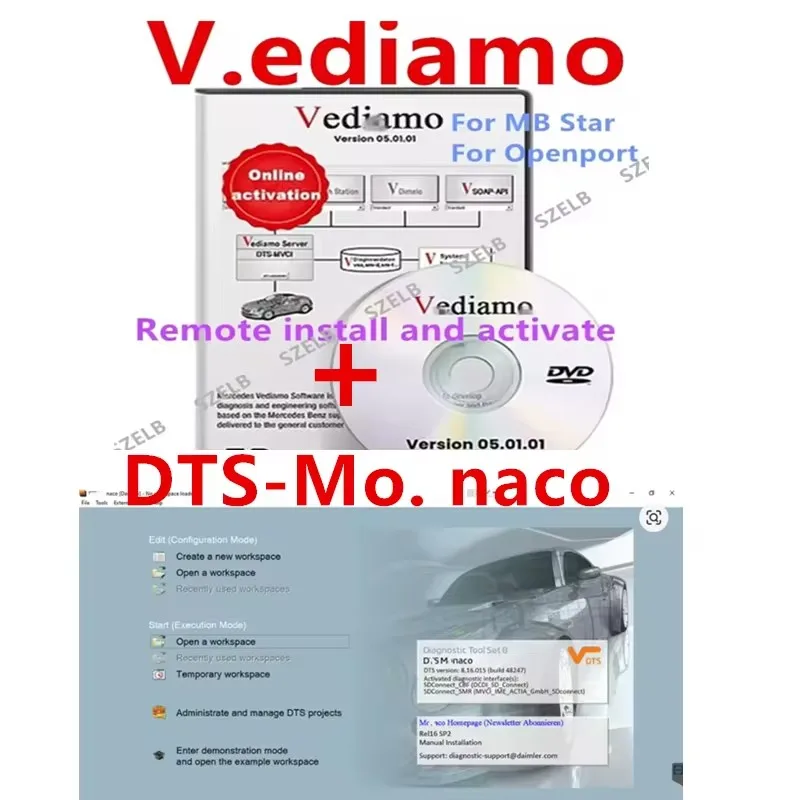 Фото Программное обеспечение Xentry 2025.12 Passthru, Vediamo, D.TS, WIS, EPC для диагностики с онлайн-инсталляцией и активацией через Openport №3