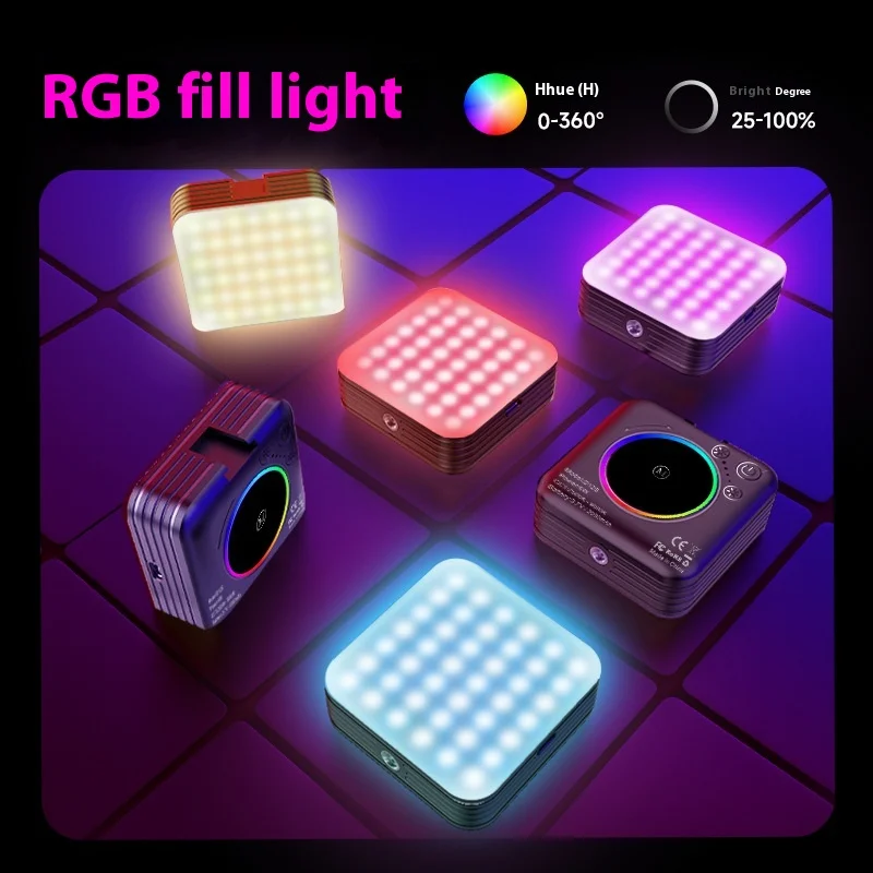 Tokqi D12 Портативное Карманное Фотоустройство RGB Полноцветное Косметическое Прямая
