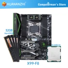 Материнская плата HUANANZHI X99, процессор Intel XEON E5 2680 V4, 4*8 ГБ DDR4 NON-ECC 2400, M.2 NVME USB ATX