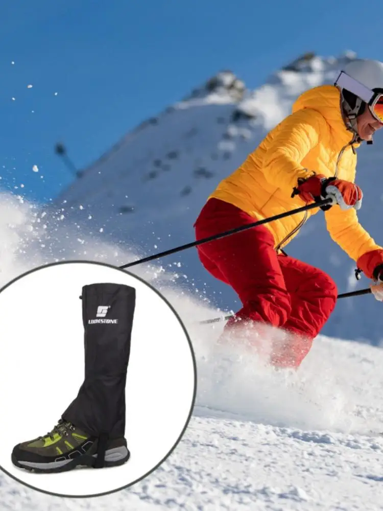 

1 Pair Ski Mountaineering Waterproof Shoes Hiking Hunting Anti-Dirty Foot Cover for Women Men