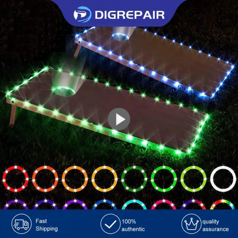 

2/3/5PCS 1 Pcs Ring String Light Remote Control Waterproof Strip Light Ring Rgb Color Changing Variable Lighting Mode