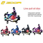 Комплект дисковых тормозов ZOOM XTECH HB100 для горных велосипедов, комплект передних и задних радужных гидравлических тормозов для маслопроводов, запчасти для Bmx, тормозная колодка Tektro