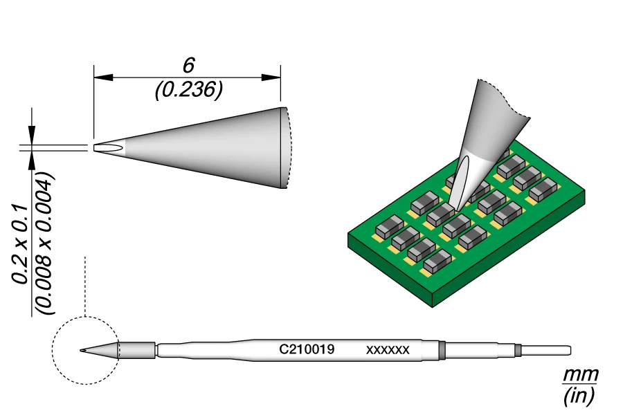 Наконечник паяльника серии C210 JBC, оригинальный бессвинцовый паяльник SMD ICD, ремонтные инструменты для паяльной станции JBC, ручка T210