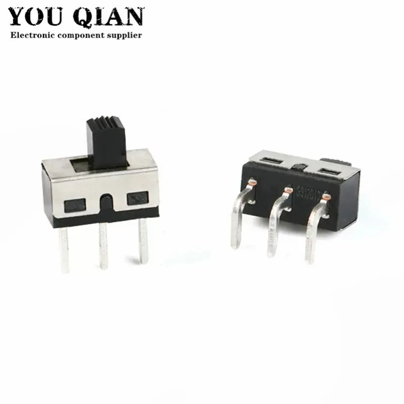 Переключатель питания SS12D10 SS12D06 10 шт. 3-контактный переключатель с прямыми ножками