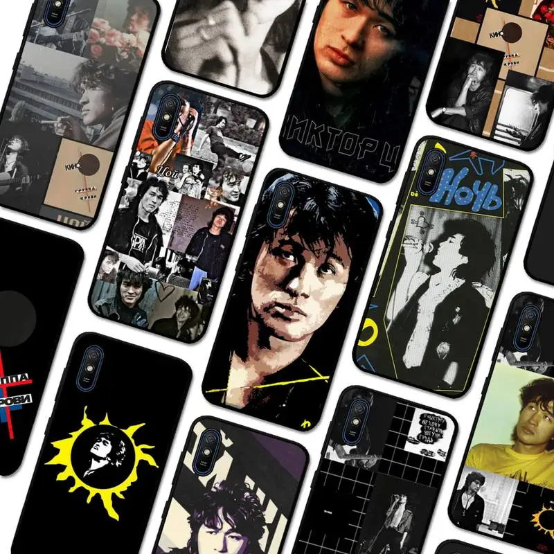 

Viktor Tsoi Phone Case for Redmi 10 9A 8A 7 7A 6 6A 5 5A 4X S2 K30 Ultra K40 Note 8 9 Pro Soft Tpu Cover