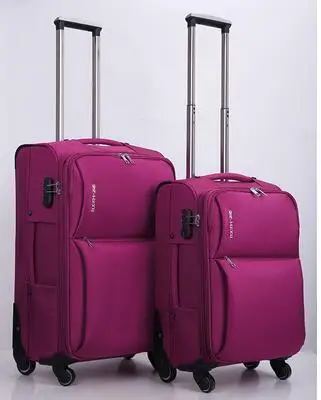

On Wheels Luggage Suitcase Spinner suitcase Men Travel Rolling luggage bag Travel Wheeled Suitcase trolley S12010-S12023 C1