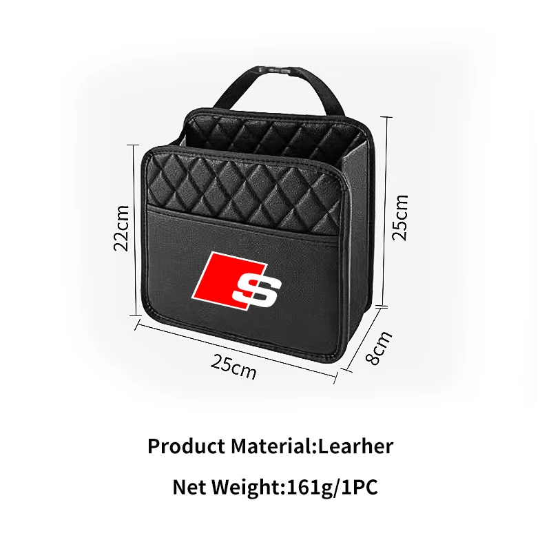 Сумка-органайзер на спинку автомобиля для Audi S1 S3 S4 S5 S6 S7 RS3 RS4 RS5 RS6 Q5 Q7 Q3 A3 A4 A6 A5 A1 A7 A8 Q2