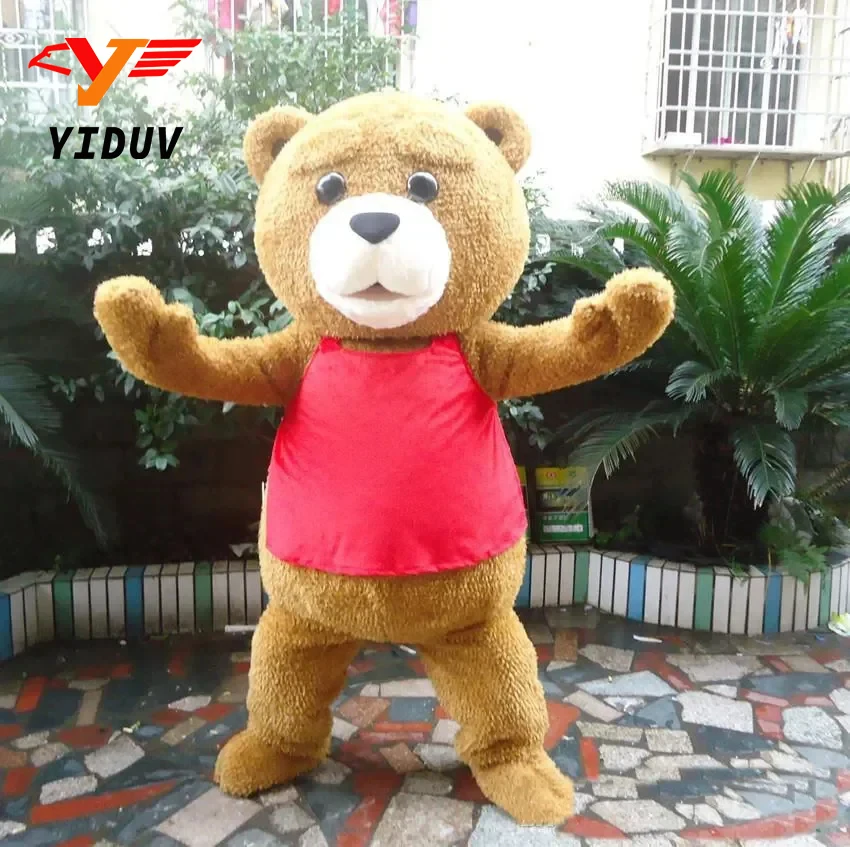 Новый талисман плюшевый мишка взрослый мультяшный Костюм Кукла наряд ходящий
