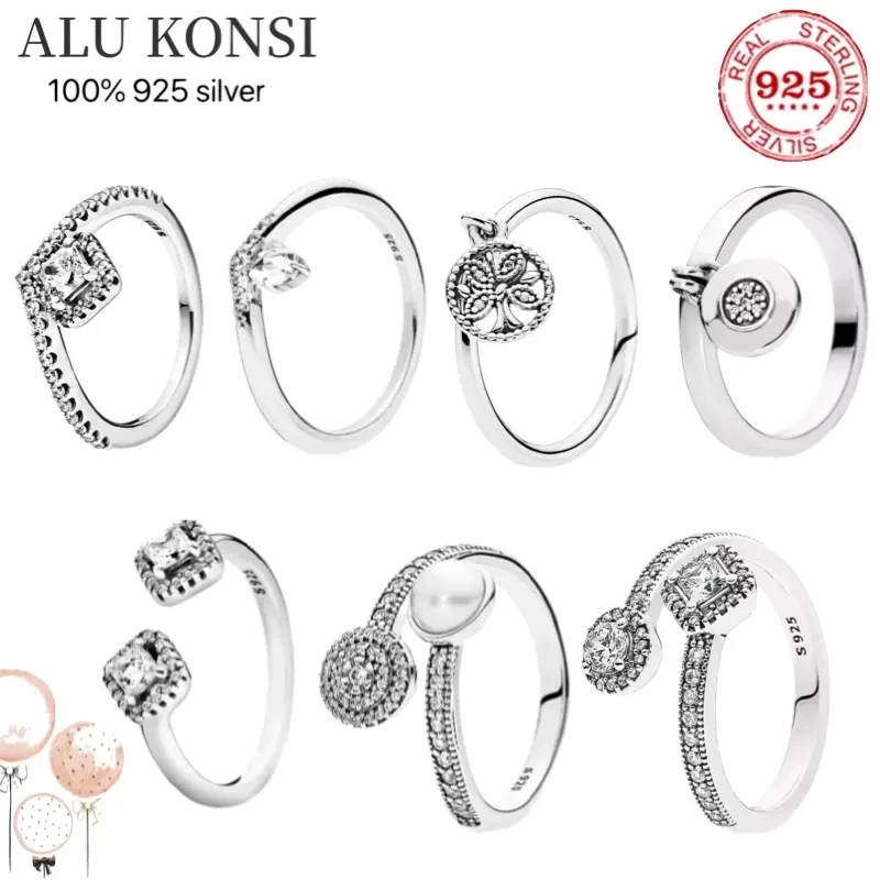 

Женское кольцо из серебра 100% пробы, с перфорацией