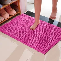 40 60 40120cm set absorbent microfiber bath mat soft and fluffy bathroom comfortable solid color mat shower room carpet