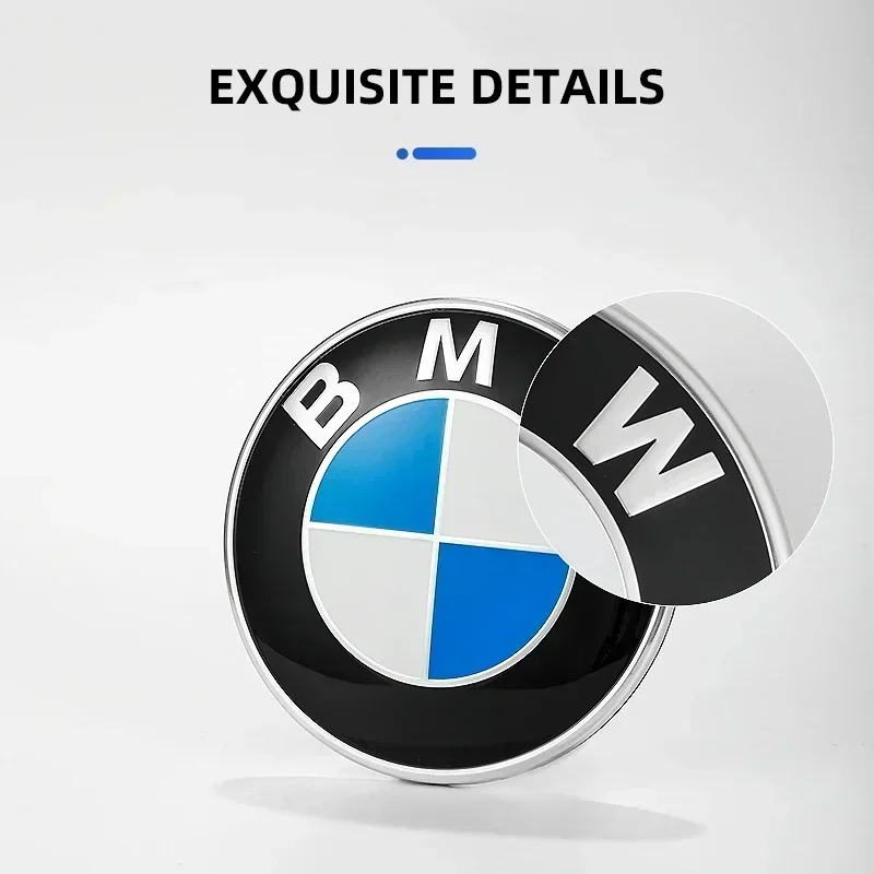 1pcs 78mm 2 Pins 51141970248 Car Rear Boot Trunk Emblem Badge Logo Accessories for BMW E66 E53 X5 E71 F25 E70 F26 F15 F16 F10