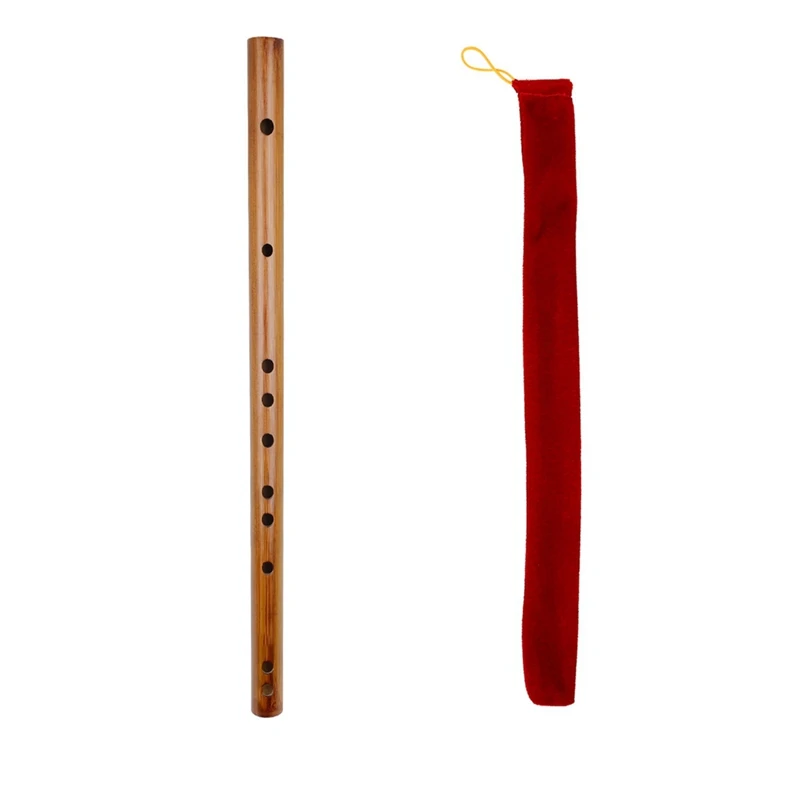 Миниатюрный Бархатный мешочек для мелодий Бамбуковая бамбуковая флейта
